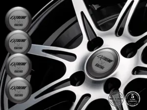 Domed Sticker Logo Stylish Wheel Emblems